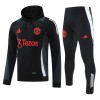 Manchester United Hoodie Trainings Sweatshirt 2024-25 Grijze - Heren